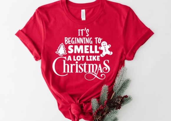 Christmas It Beginning to Smell a Lot SVG: Graphics for Crafts & Content