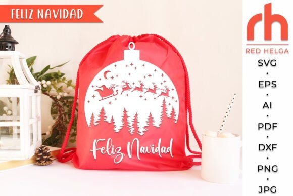 Feliz Navidad SVG Graphics for Crafts