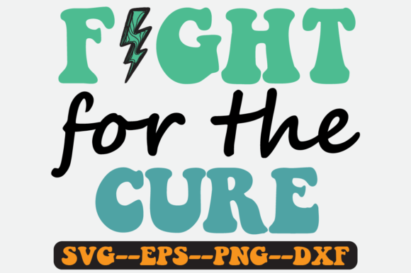 Fight for the Cure Retro Graphics for Crafts
