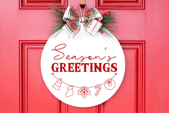 Season’s Greetings SVG: Christmas Quote