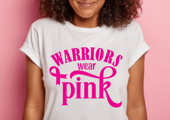 Warriors Wear Pink Graphics for Crafts